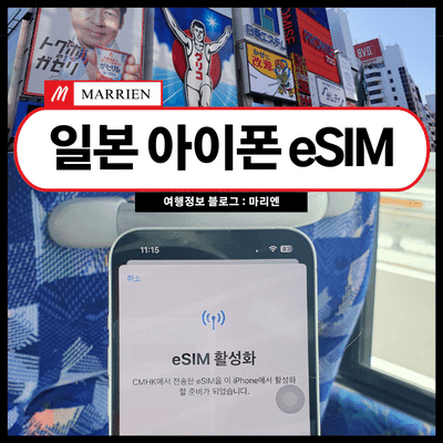 일본 아이폰 eSIM 후기(ft.내돈내산)